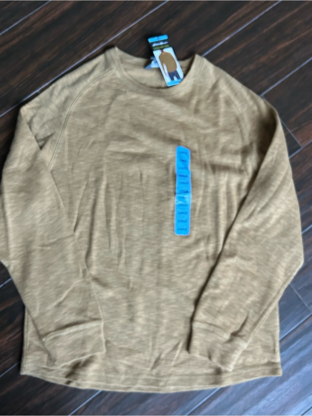 Eddie Bauer Men's Crewneck Sweater in Light Brown